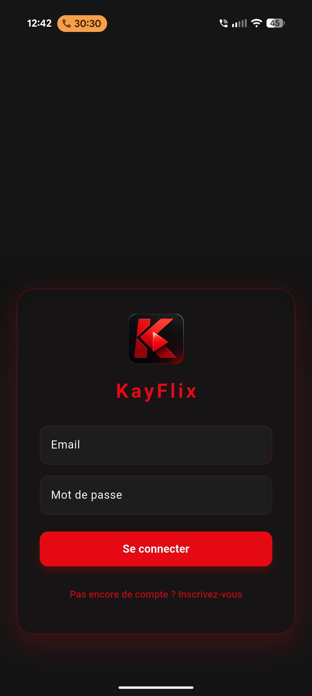 Application Mobile Kayflix